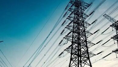 Image of electric wires used for representational purpose of DISCOM.