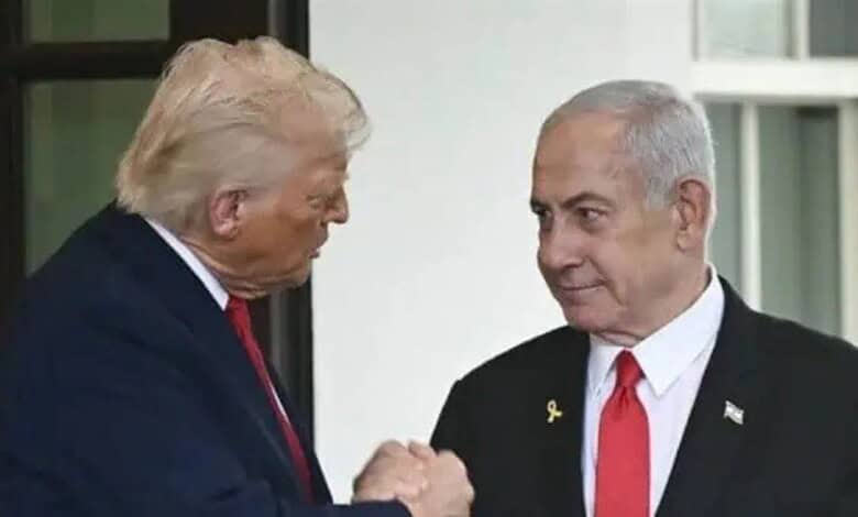 Donald Trump meets Benjamin Netanyahu