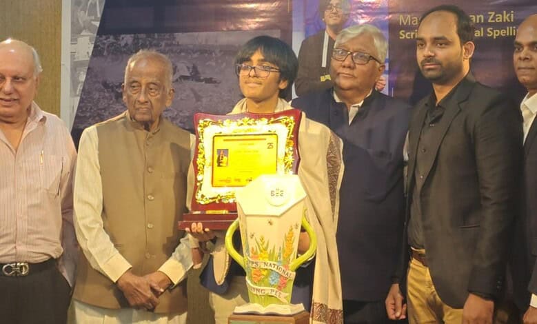 Scripps National Spelling Bee 2025 winner Faizan Zaki.