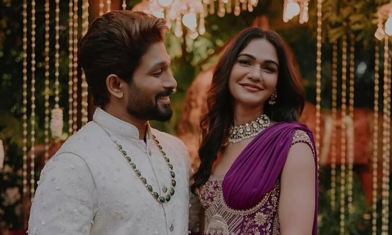 Allu Arjun and Allu Sneha