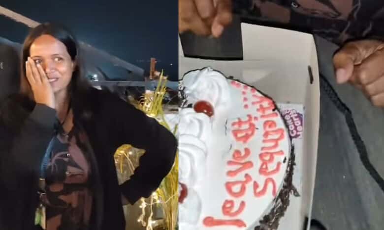 ‘Leave at security’: Delivery instruction ends up on birthday cake