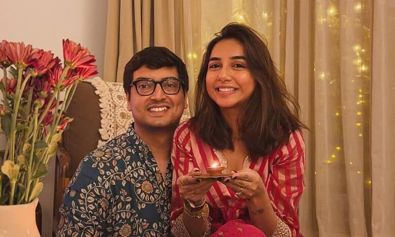 Prajakta Koli and her husband