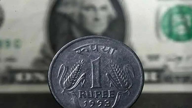 rupee dollar