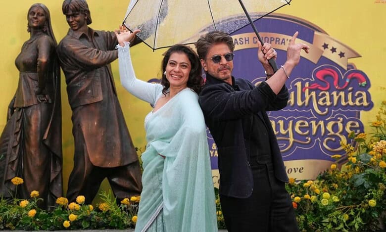 Shah Rukh Khan and Kajol in London