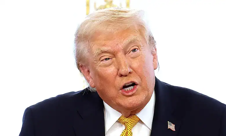 The image of US President Donald Trump