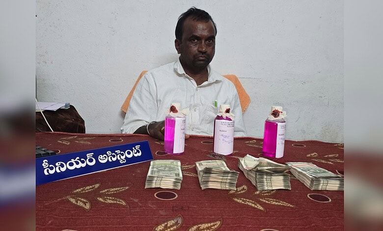 Adilabad official caught taking Rs 2 lakh bribe