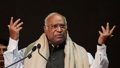 Congress president Mallikarjun Kharge