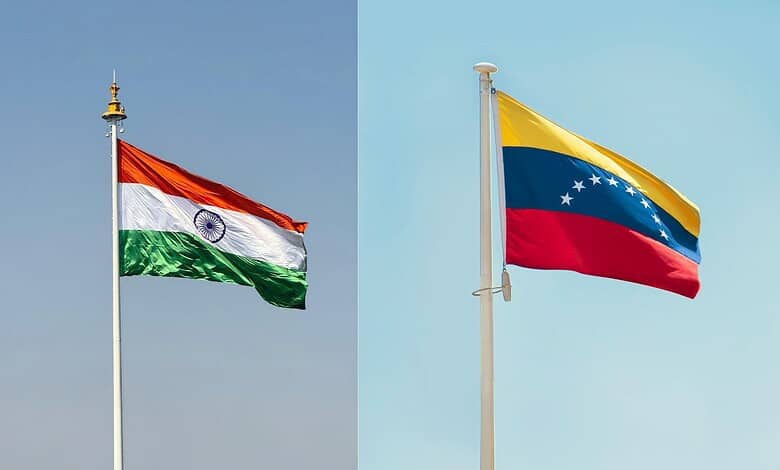 India expresses concern over developments in VenezuelaIndia and Venezuela flags
