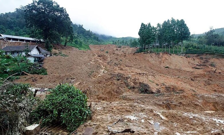 Landslide in Indonesia