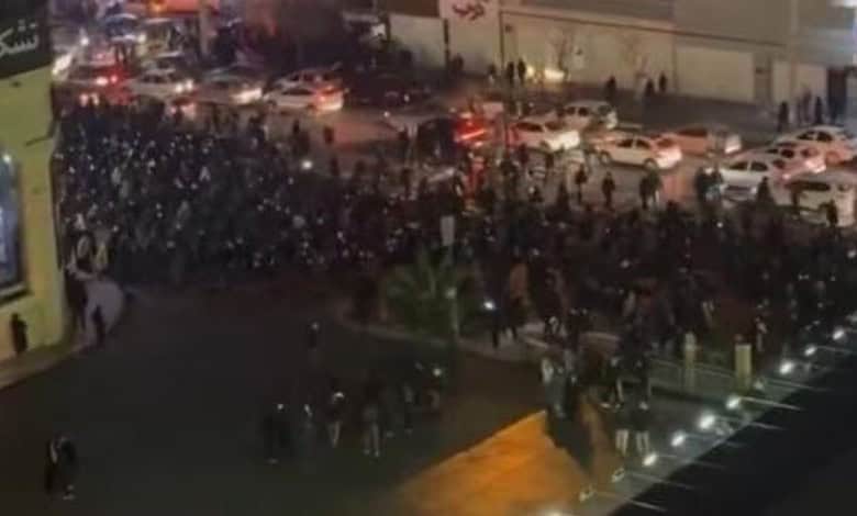 Protests erupt in Iran's capital.