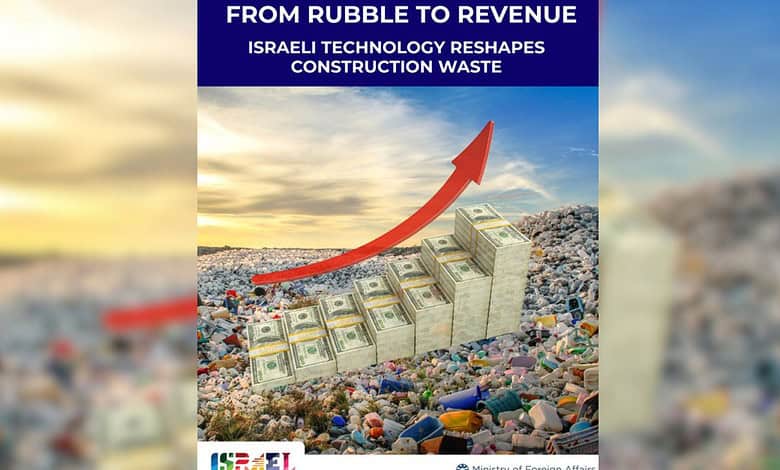 Israel's tech company turns rubble to revenue