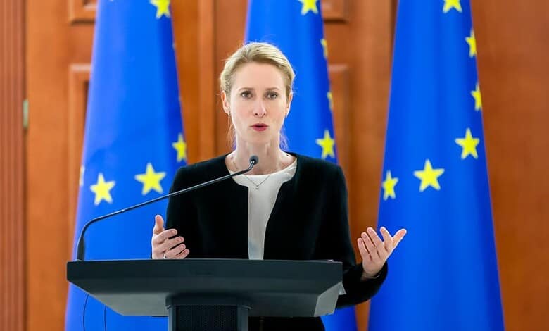 EU's foreign policy chief, Kaja Kallas