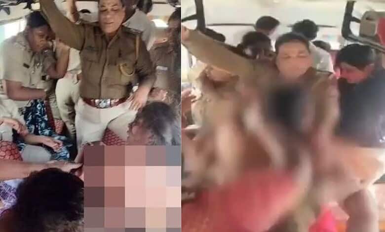 BJP woman functionary claims police disrobed her during arrest, cops refute