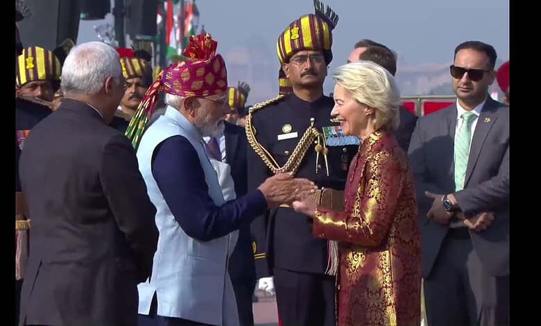 European Commission President Ursula von der Leyen meets Narendra Modi