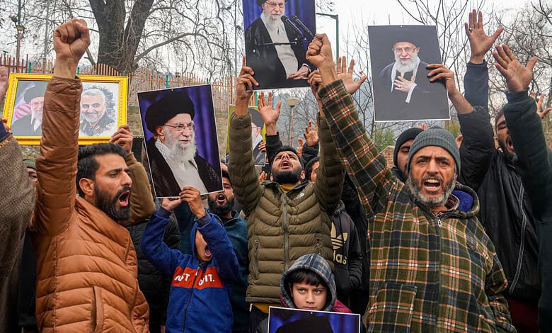 Pro-Iran rally in Kashmir, slogans raised against US, Israel