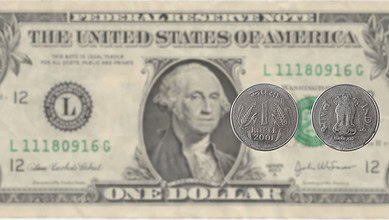 Rupee and US Dollar