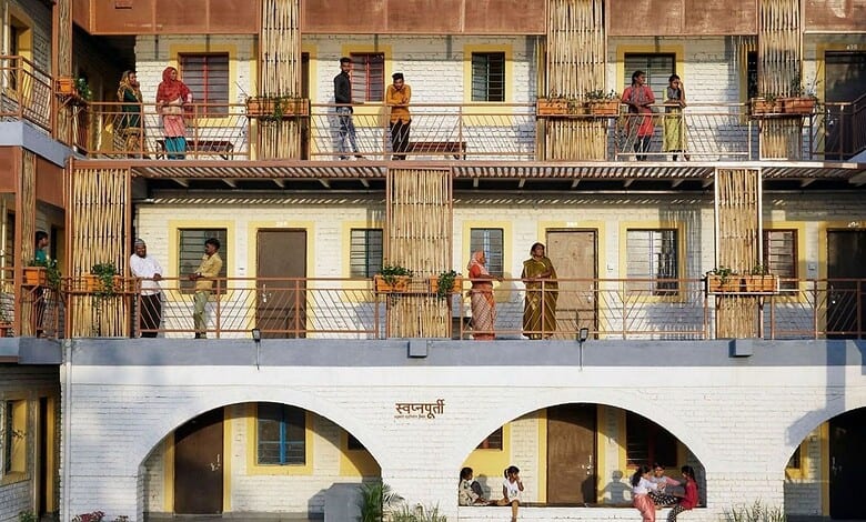 Image shows Maharashtra's Sanjaynagar Informal Settlement
