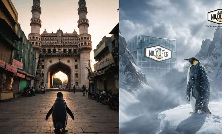 Walking towards Charminar: Hyderabad jumps on the 'penguin' meme