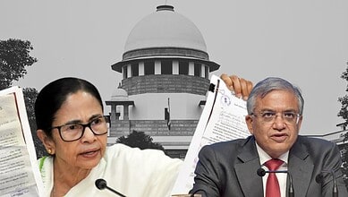 Image of West Bengal CM and ECI chief over SIR