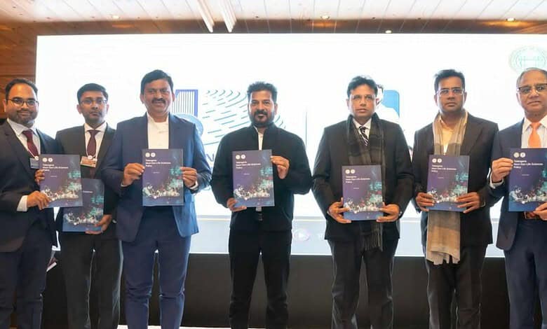 Telangana unveils its Next-Gen Life Sciences Policy 2026–30 at the World Economic Forum in Davos, Switzerland.