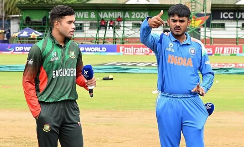 India, Bangladesh Under-19 captains skip customary handshake