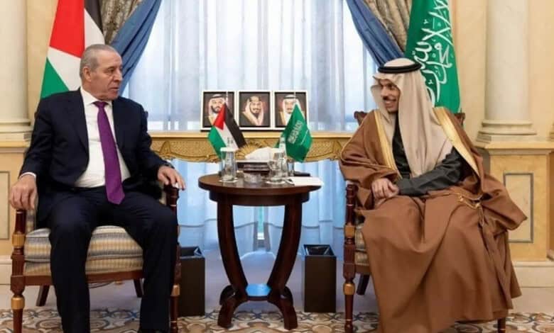 Saudi Foreign Minister, Palestine VP discuss Gaza, West Bank developments