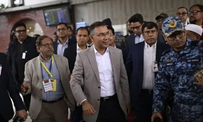Tarique Rahman arrives in Dhaka, Bangladesh