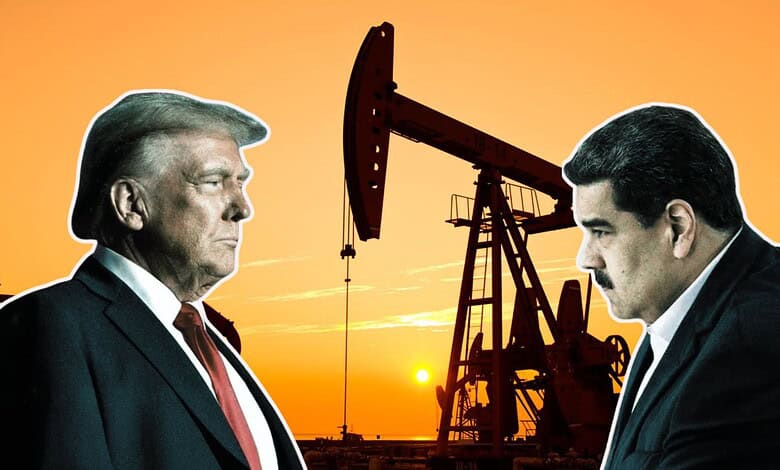 United States President Donald Trump (left) and his Venezuela counterpart Nicolás Maduro