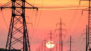 An image of electric towers used for representational purpose