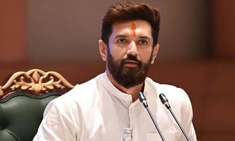 Union minister and Lok Janshakti Party (Ram Vilas) national president Chirag Paswan