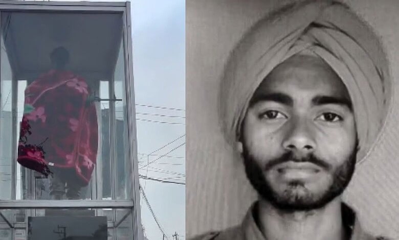 Shaheed BSF constable Gurnam Singh (right) laid down his life fighting terrorists in 2016 at the age of 26. His statue is installed in the RS Pura sector of Jammu