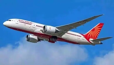 An Air India flight