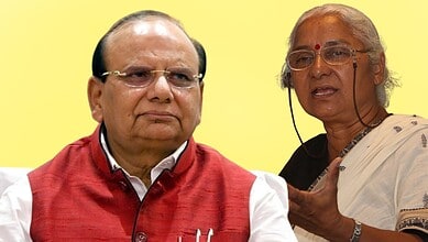 Delhi L-G V K Saxena ad Medha Patkar