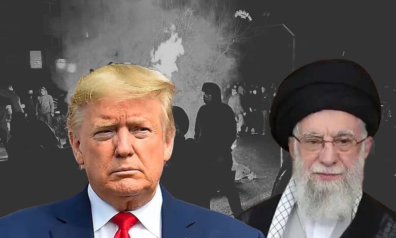 US President Donald Trump and Iran Supreme Leader Ayatollah Ali Khamenei.