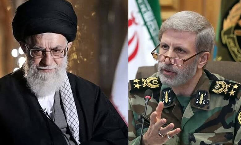 Ayatollah Ali Khamenei and Iran Army chief