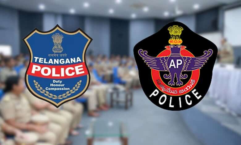 Telangana and AP Police emblems