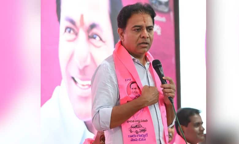 Bharat Rashtra Samithi (BRS) working president K.T. Rama Rao