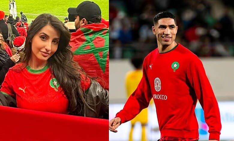 Nora Fatehi and Achraf Hakimi