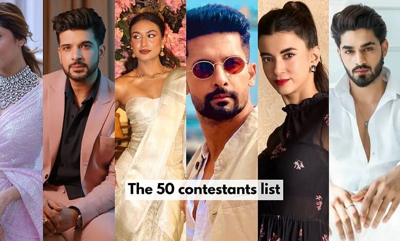 The 50 contestants