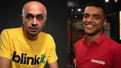 Albinder Dhindsa(Left) and Deepinder Goyal (Right)