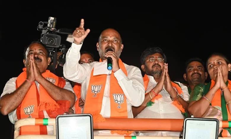 Owaisi must answer on Triple Talaq, says Bandi Sanjay in Karimnagar