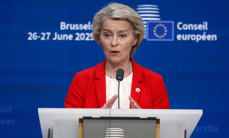 European Commission President Ursula von der Leyen (Source AP)