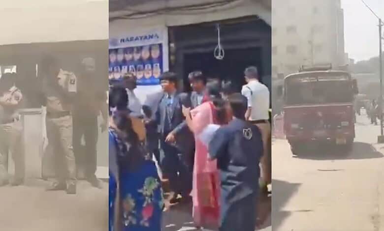 Fire breaks out at school in Hyderabad