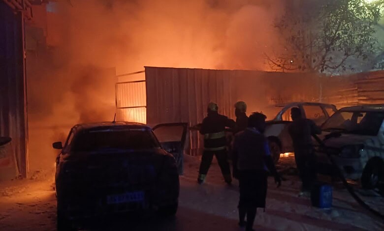 Fire accident in Hyderabad