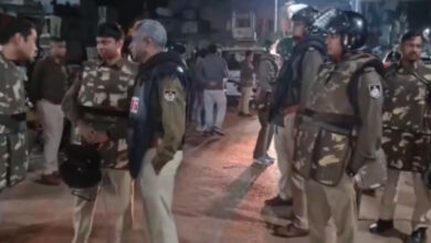 Heavy police presence in the town after communal clash
