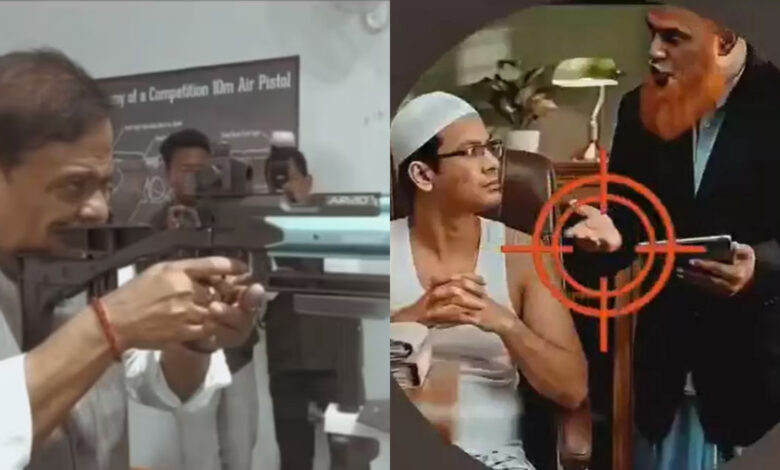 Screen grab from the now-deleted video on Assam BJP's social media