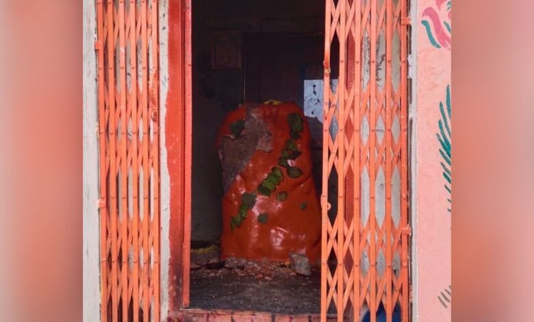 Idol desecrated at Sri Dwimukhi Hanuman Temple in Hyderabad’s Barkas
