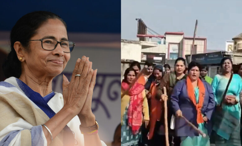 Mamata Banerjee and Hindutva group Valentine's Day