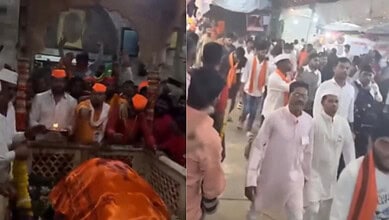 Religious sloganeering at Haji Malang Dargah in Mharashtra
