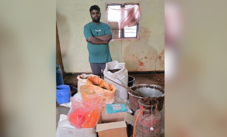 Tea adulteration racket in sanath nagar
